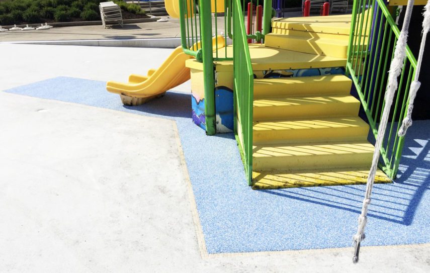 AquaSeal Resurfacing, LLC offers superior safety surfacing landing pads for slides, edges, and structures.